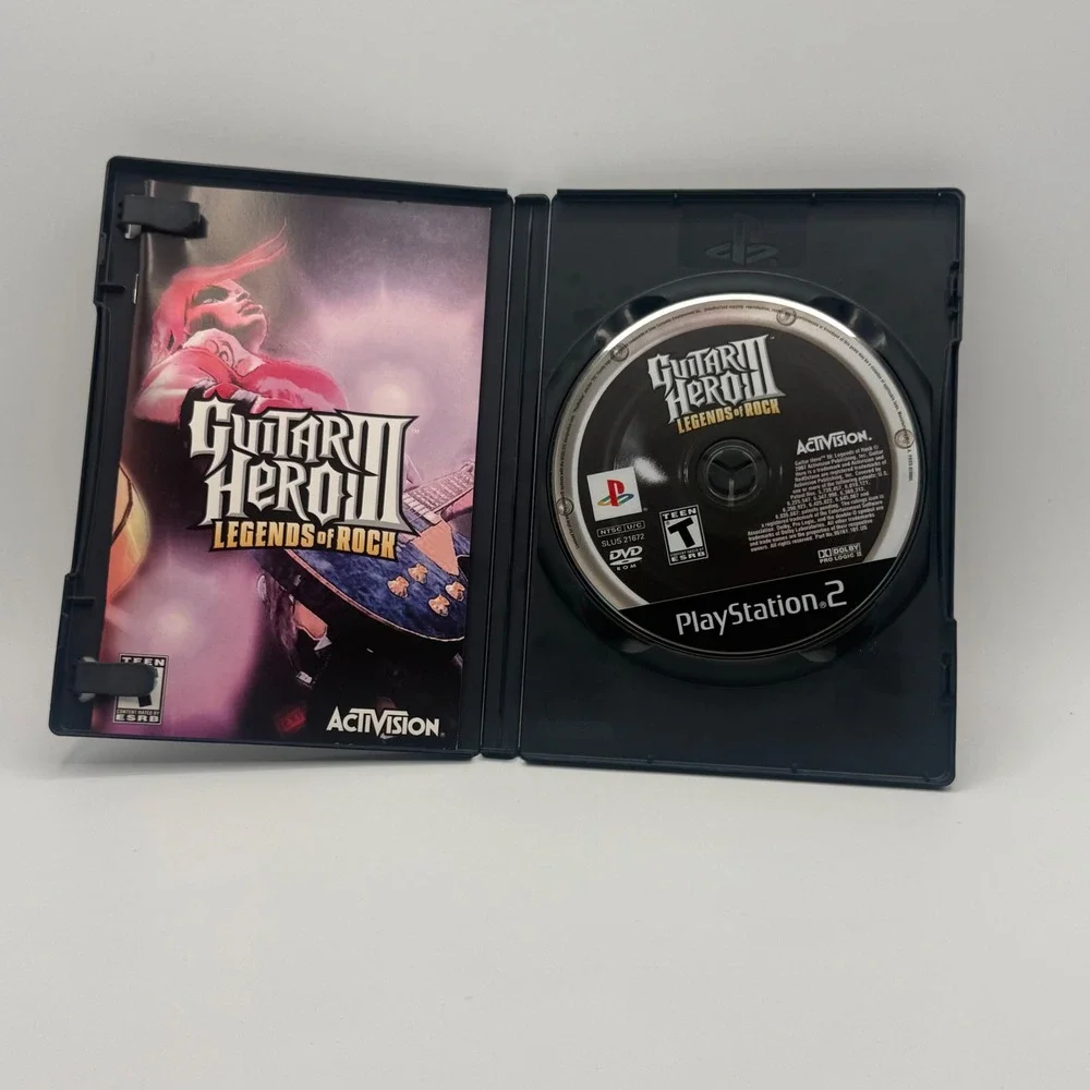 Activision Guitar Hero III PS2 One Size Multicolor Excellent Legends of Rock